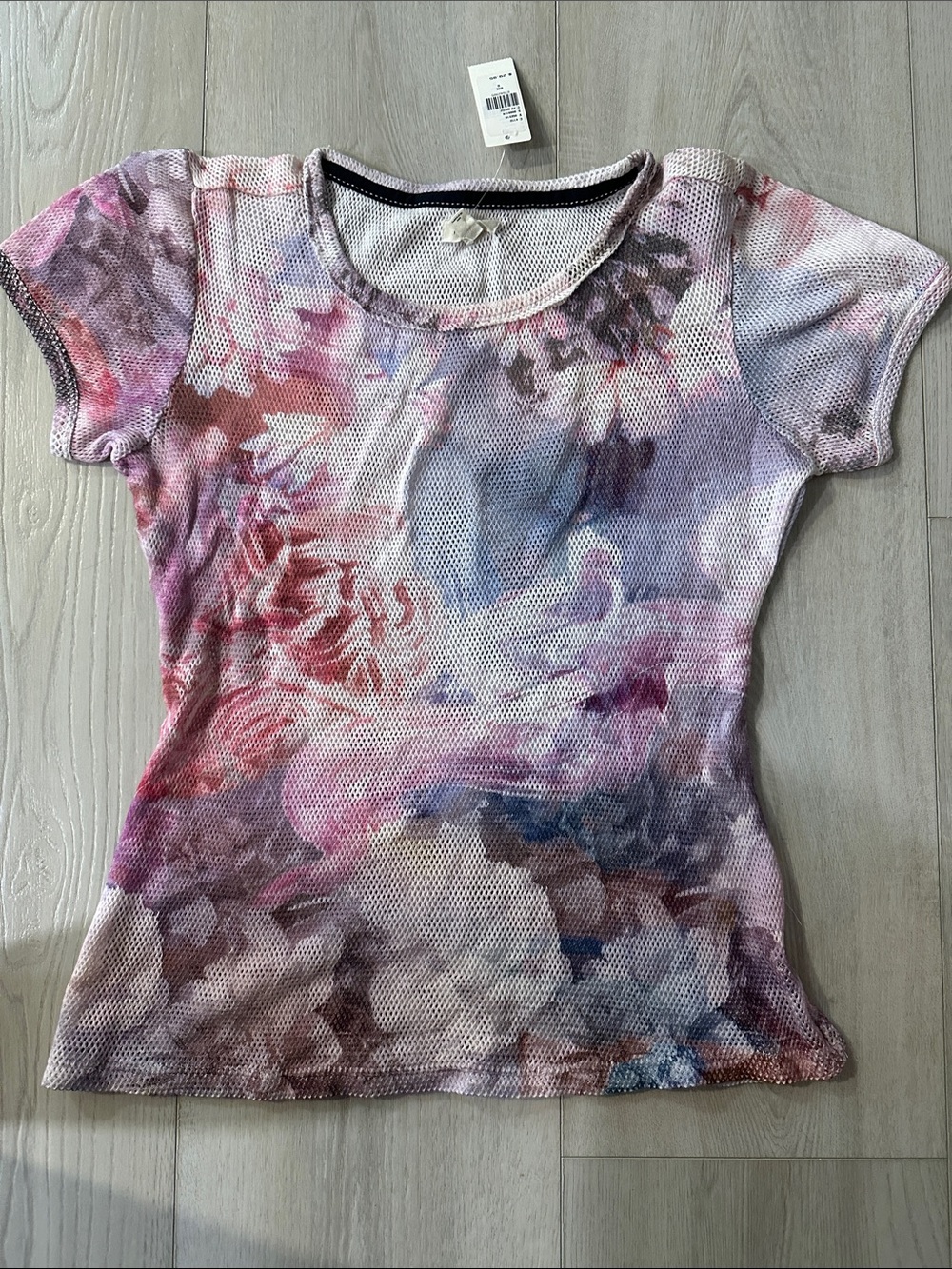 Pilcro Floral Mesh Top NWT (Anthropologie)